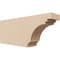 Ekena Millwork 4in. W x 8in. H x 20in. L Pescadero Woodgrain TimberThane Rafter Tail, Primed Tan RFTUR04X08X20PECRCPR - alternate 1